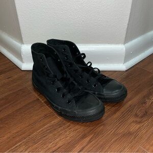 Sold - Converse Chuck Taylor All Star Canvas Black Monochrome Size Womens 8